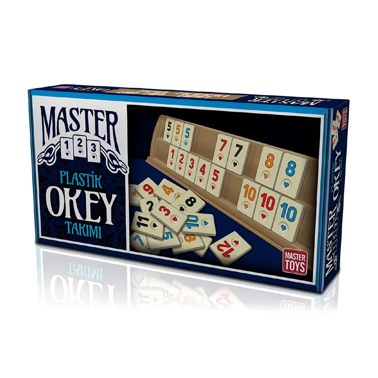 MASTER GAMES T79 PLASTİK OKEY TAKIMI