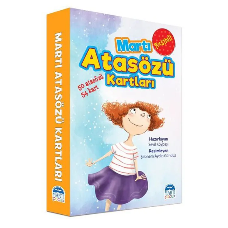 MARTI YAY RESİMLİ ATASÖZÜ KARTLARI - 50 ATASÖZÜ 50 KART