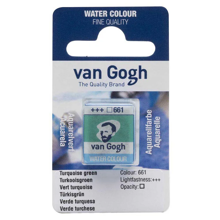 VAN GOGH 20866611 TABLET SULU BOYA YEDEĞİ - TURQUOISE GREEN 661