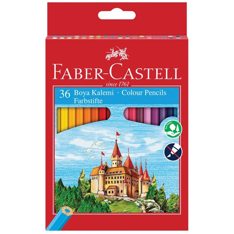 FABER CASTELL KURU BOYA KALEMİ 36' LI KARTON KUTU - 5171000010
