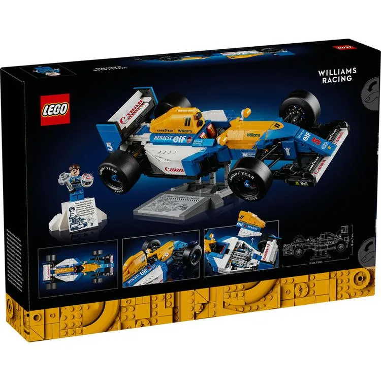 LEGO ICONS 10353 WILLIAM RACING FW14B NIGEL MANSELL 799 PARÇA
