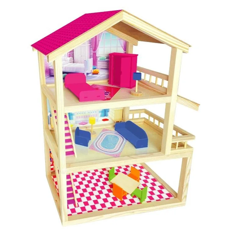 PLAYWOOD ONY-398 AHŞAP EV SETİ 12 PARÇA +3