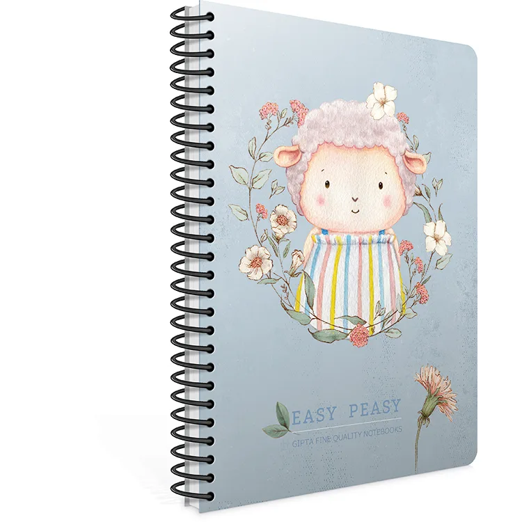 GIPTA EASY NOTES SPİRALLİ KARTON KAPAK DEFTER A4 100YP. KARELİ