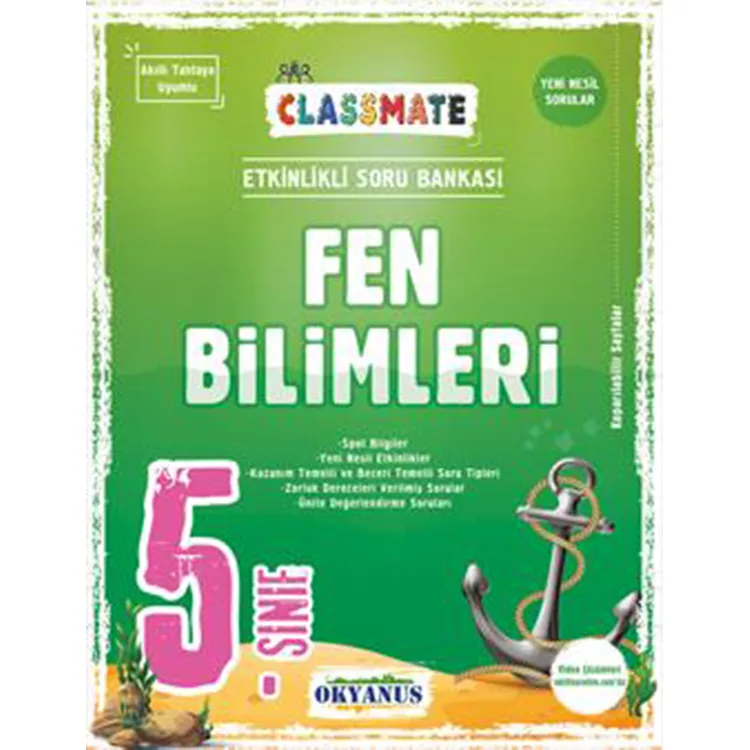 OKYANUS 5. SINIF CLASSMATE FEN BİLİMLERİ SORU BANKASI
