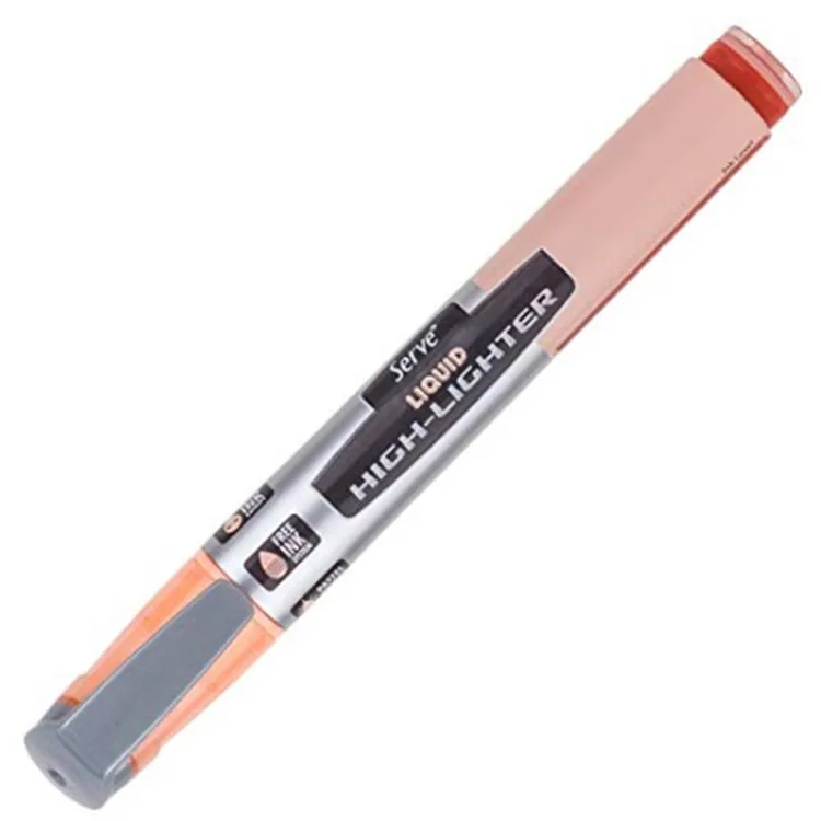 SERVE LİKİT FOSFORLU KALEM PASTEL TURUNCU