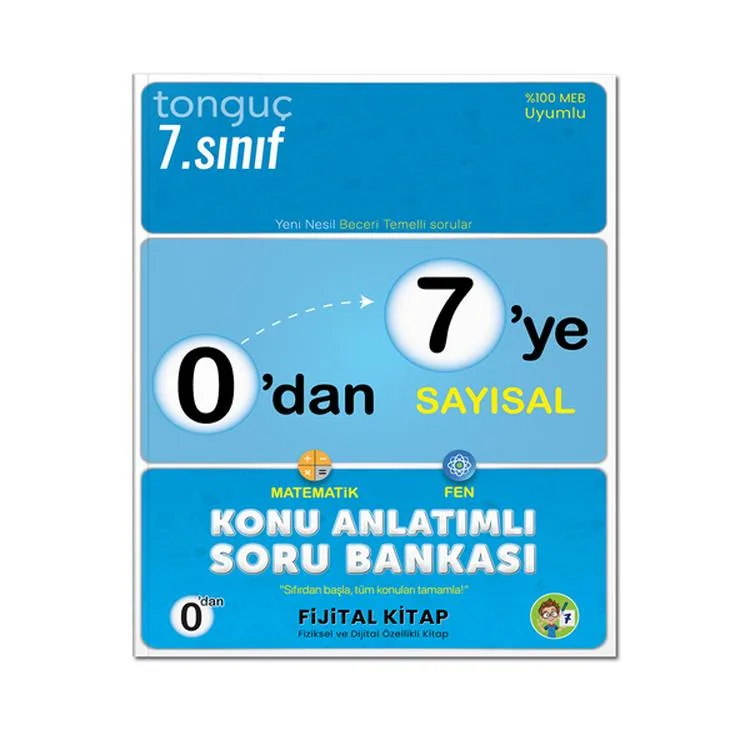 TONGUÇ 0'DAN 7'YE SAYISAL KONU ANLATIMLI SORU BANKASI