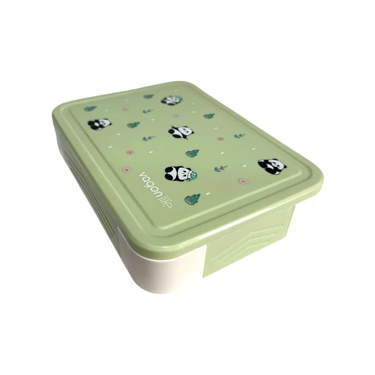 VAGONLİFE VGN1265 5 BÖLMELİ BESLENME YEMEK KABI- LUNCH BOX 1330 ML PANDA YEŞİL