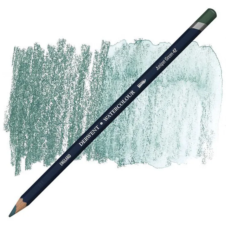 DERWENT NEW WATERCOLOUR PENCIL- SULUBOYA KALEMİ- JUNIPER GREEN 42