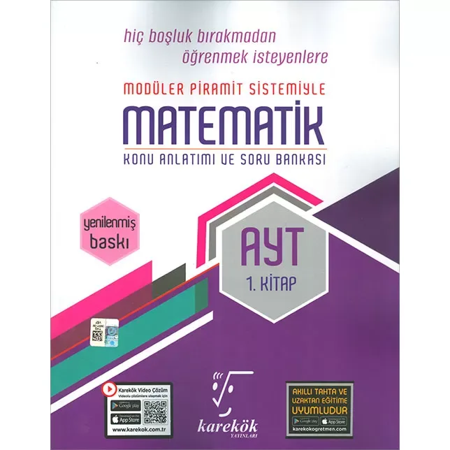 KAREKÖK AYT MATEMATİK 1. KİTAP KONU ANLATIMI VE SORU BANKASI