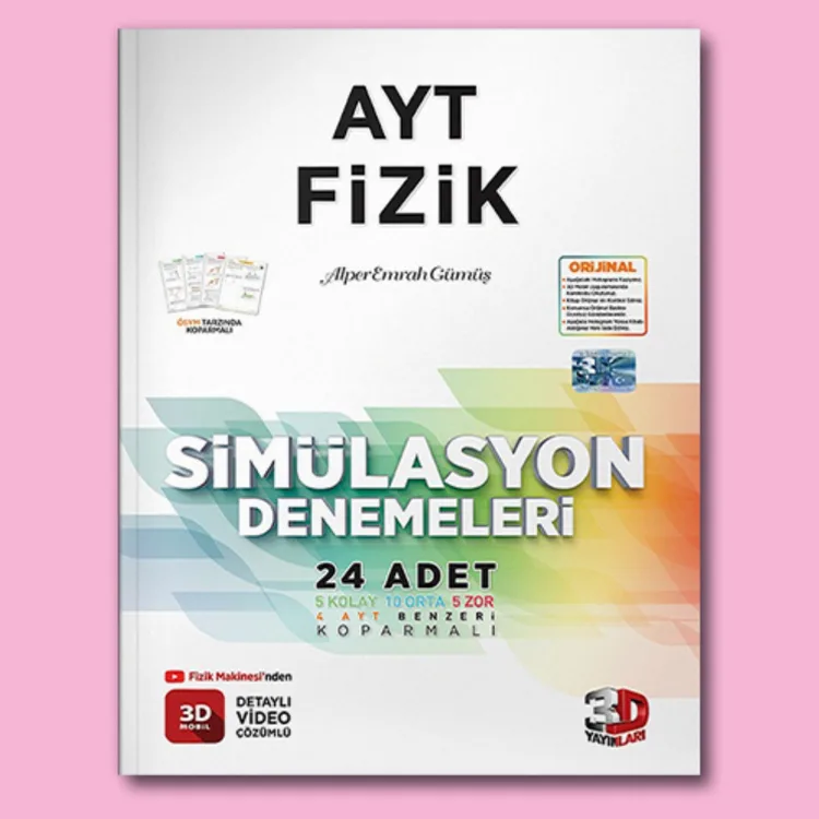 3D AYT FİZİK SİMÜLASYON 24'LÜ DENEME