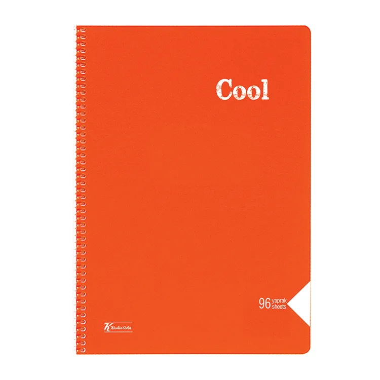 KESKİN COOL PP KAPAK SPİRALLİ DEFTER A4 96 YP. ÇİZGİSİZ