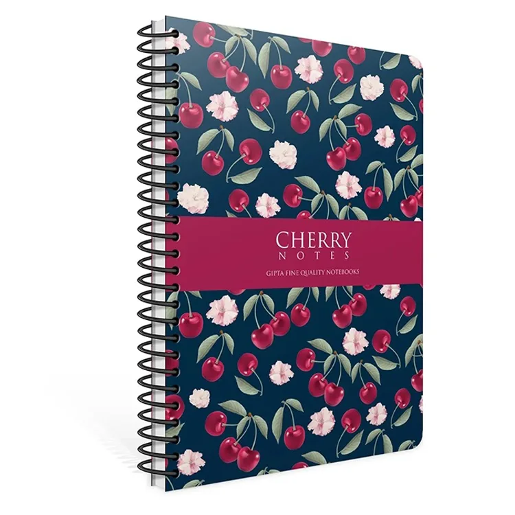 GIPTA CHERRY SPİRALLİ SERT KAPAK 17x24 120YP.ÇİZGİLİ DEFTER