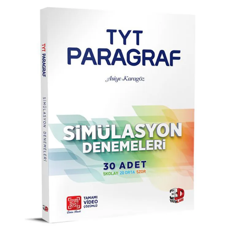 3D YAYINLARI TYT PARAGRAF SİMÜLASYON 30'lu DENEMELERİ