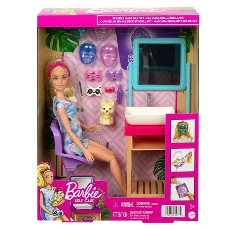 BARBİE HCM82 WELNESS IŞILTI DOLU SPA GÜNÜ OYUN SETİ