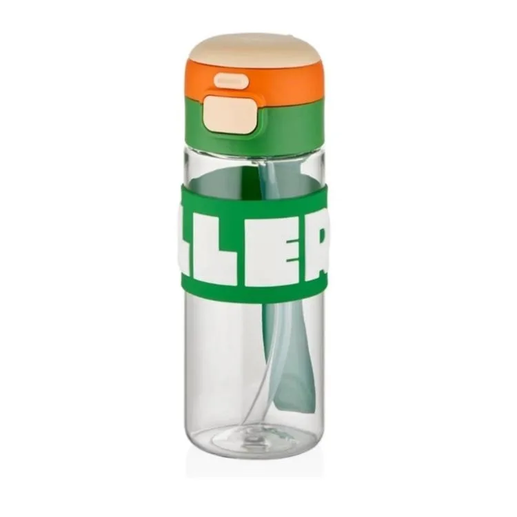 VAGONLİFE DILLER EL TUTMA ASKILI PİPETLİ MATARA D2417 600ML YEŞİL