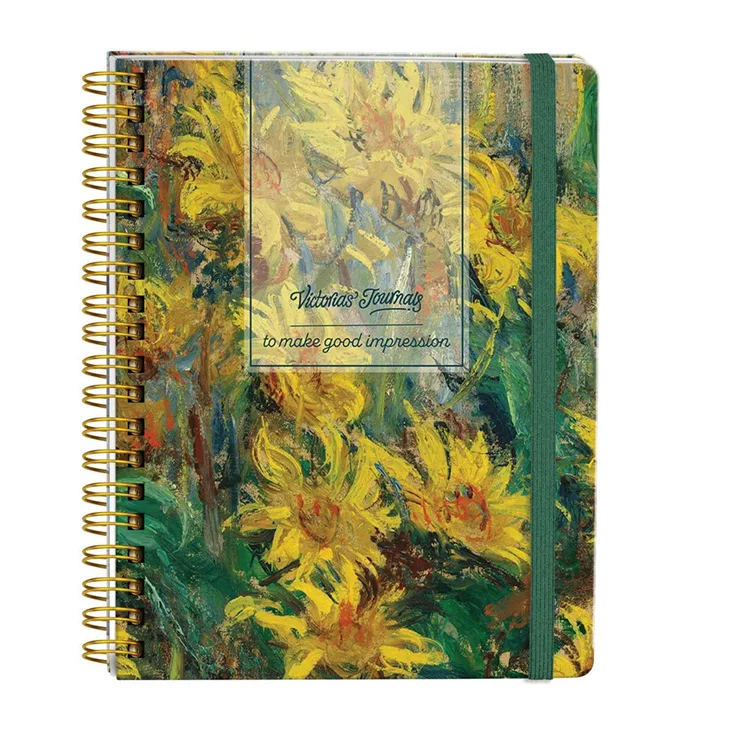 VICTORIA'S JOURNALS 0064 NOTES 17x24cm SPİRALLİ SERT KAPAK 90gr. 96YP. ÇİZGİLİ DEFTER