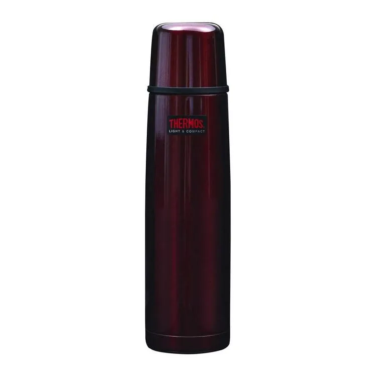 THERMOS FBB-1000 (185199-AK) LIGHT & COMPACT LIGHT ÇELİK TERMOS PİPETSİZ 1000ML - MIDNIGHT RED