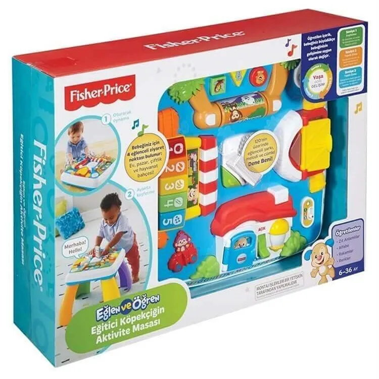 FİSHER-PRICE DRH44 EĞİTİCİ KÖPEKÇİĞİN AKTİVİTE MASASI