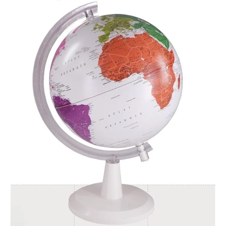 GÜRBÜZ 48327 26 CM MODERN RENKLİ SİYASİ KÜRE IŞIKLI + USB 7 RENKLİ