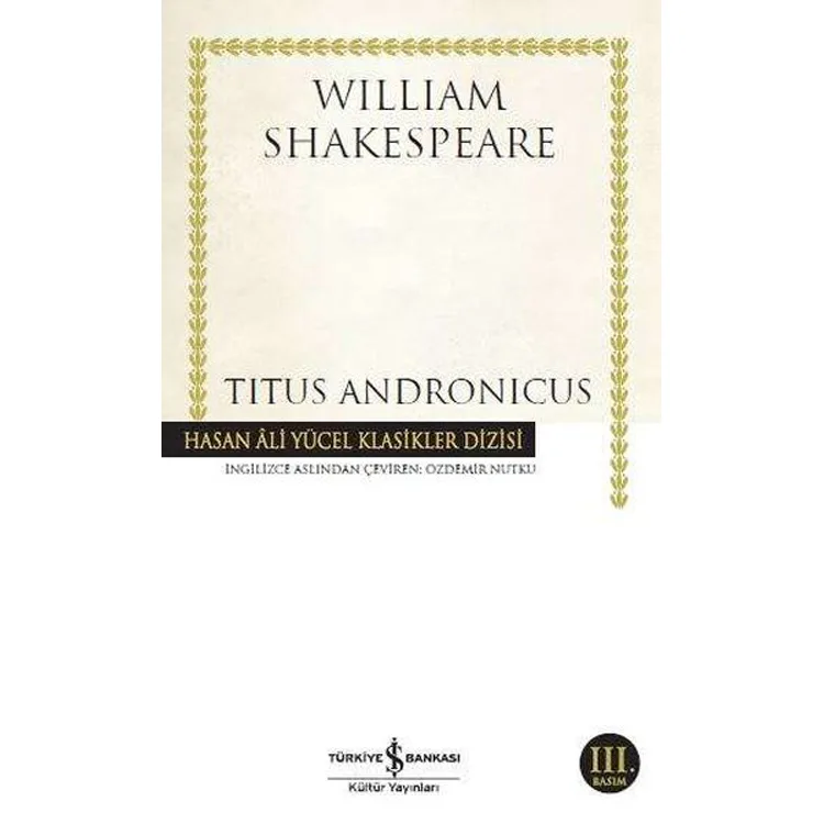 TITUS ANDRONICUS - HASAN ALİ YÜCEL KLASİKLERİ