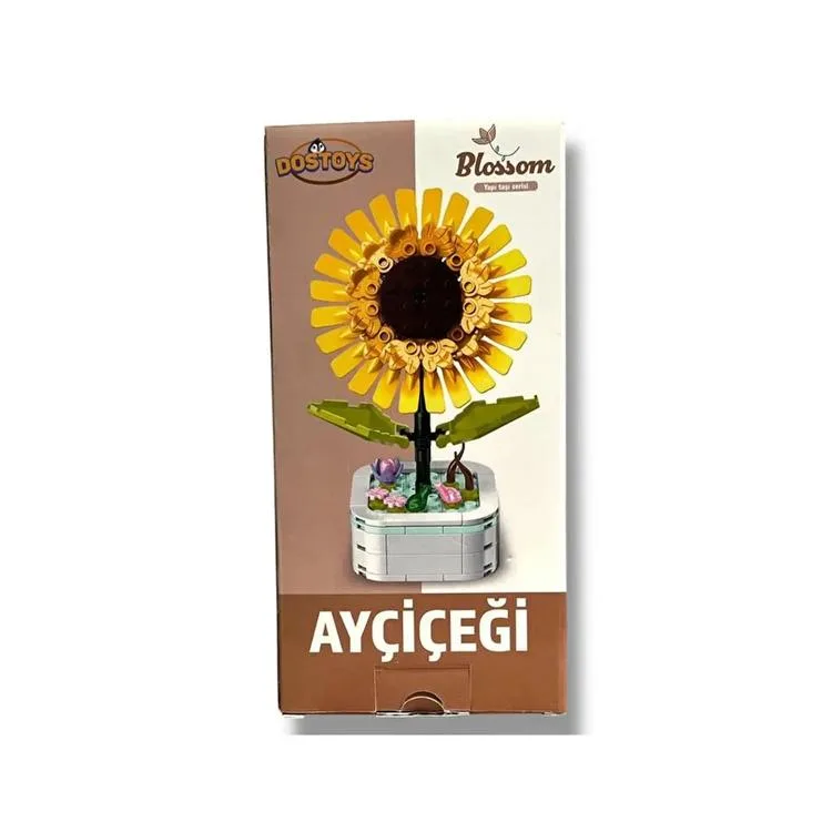 DOSTOYS 103-A6 BLOSSOM ÇİÇEK BLOK OYUNCAK AYÇİÇEĞİ