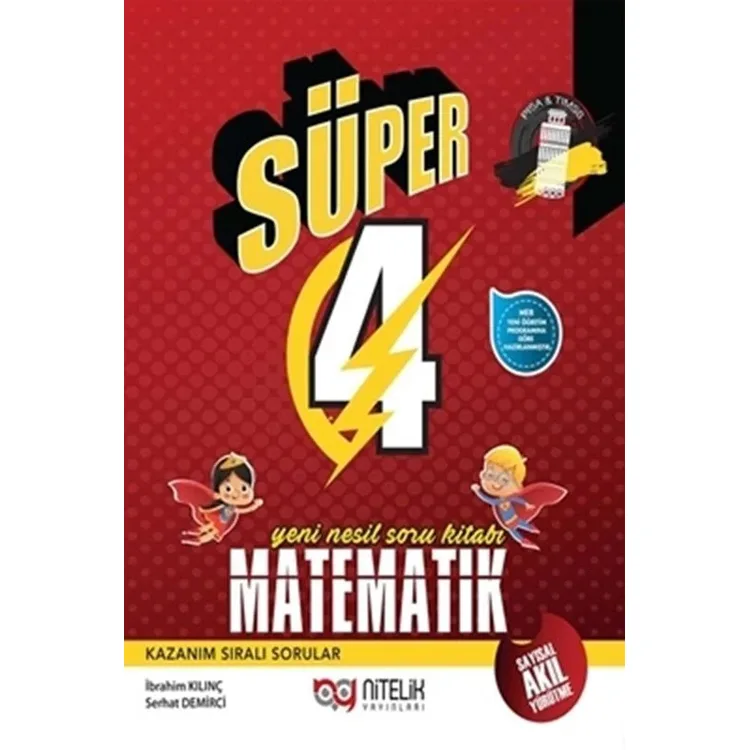 NİTELİK 4. SINIF MATEMATİK YENİ NESİL SÜPER SORU KİTABI