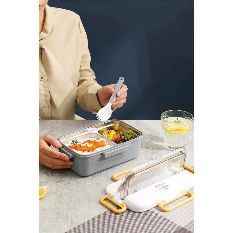 VAGONLİFE PASLANMAZ ÇELİK YEMEK KABI 900 ML - LUNCH BOX XC-588