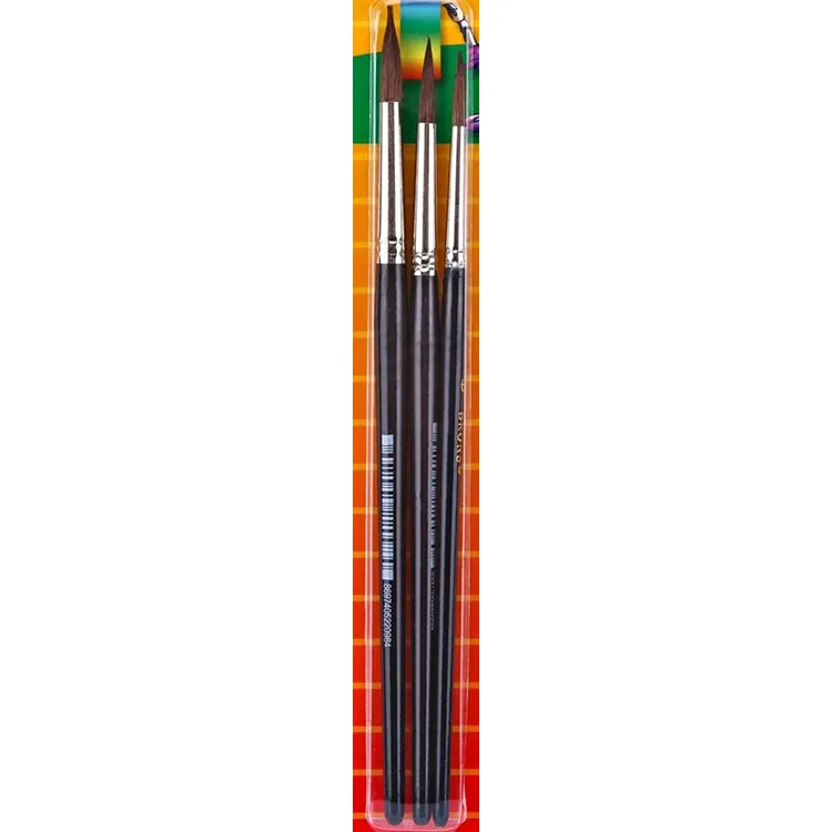 BRONS BR-674 SULU BOYA FIRÇA SETİ 3'LÜ 145/4-8-12