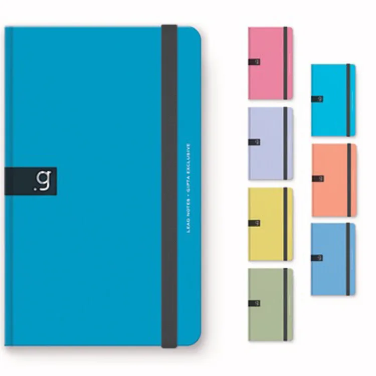 GIPTA LEAD NOTES İPLİK DİKİŞLİ LASTİKLİ SERT KAPAK 13X21 96 YP. ÇİZGİLİ DEFTER