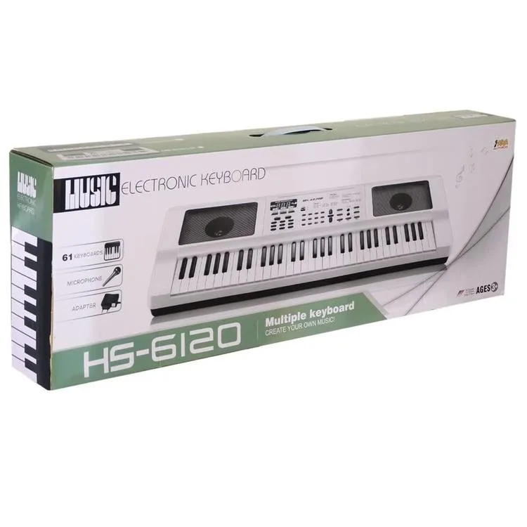 ASYA HS-6120A 61 TUŞLU KUTULU BÜYÜK MİKROFONLU ELEKTRONİK KEYBOARD ORG