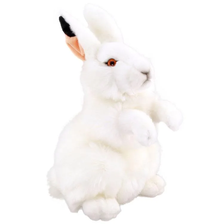 NECOTOYS ANIMALS OF THE WORLD 20874 BEYAZ TAVŞAN PELUŞ 28 CM