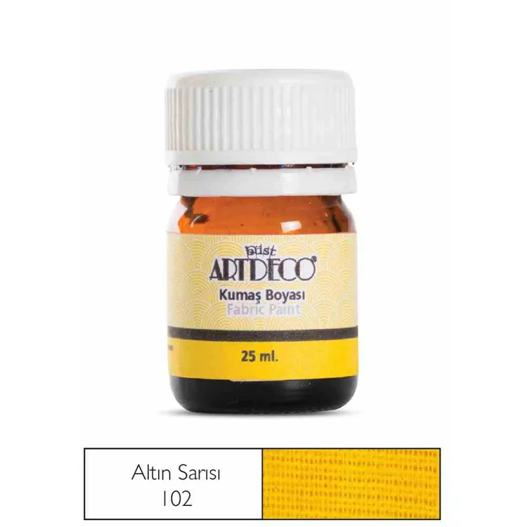 ARTDECO KUMAŞ BOYASI 25 ML. ALTIN SARISI Y-010A-102