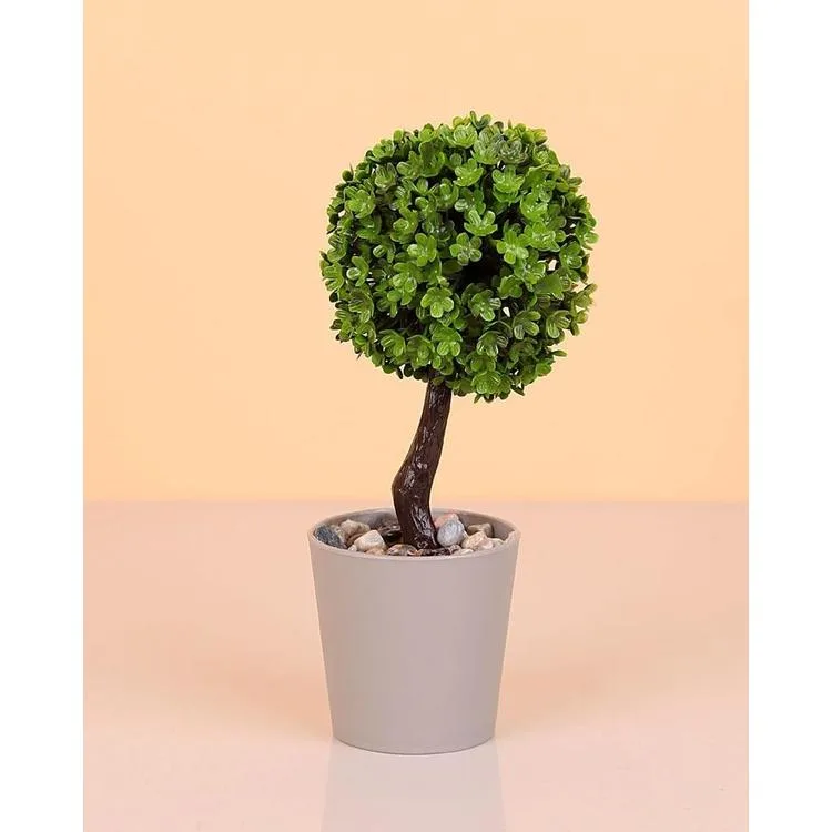 EVADEKOR 5786 YAPAY ÇİÇEK PLASTİK MİNİ TOP AĞAÇ
