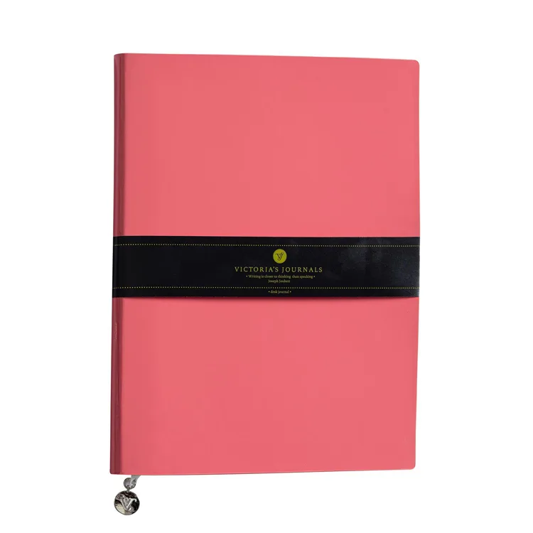 VICTORIA'S JOURNALS 1082 SMYTH RUGAN ESNEK KAPAK 19x25cm 80gr. 96YP. ÇİZGİLİ DEFTER MERCAN
