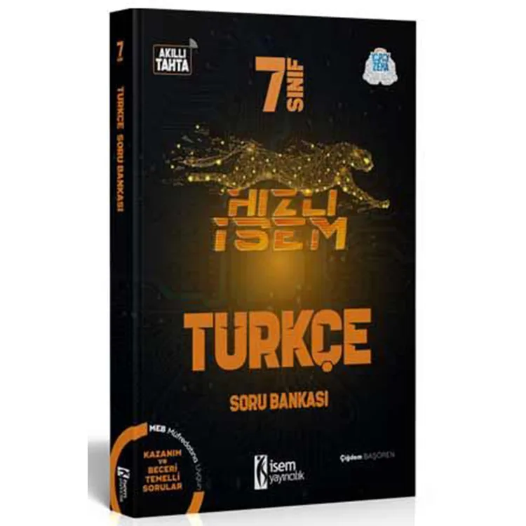 İSEM 7. SINIF HIZLI TÜRKÇE SORU BANKASI - 2025 MÜFREDAT