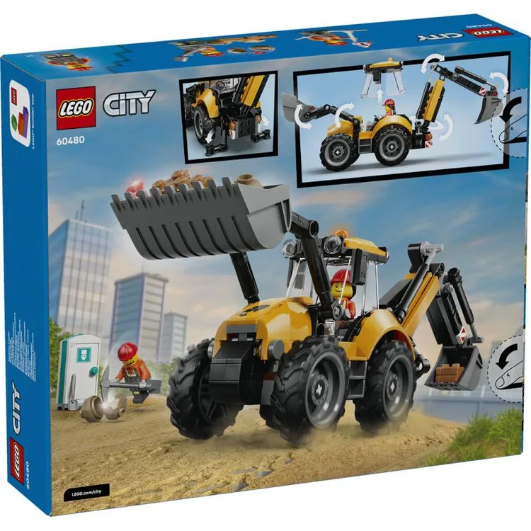 LEGO CITY 60480 BACKHOE LOADER 301 PARÇA 7+