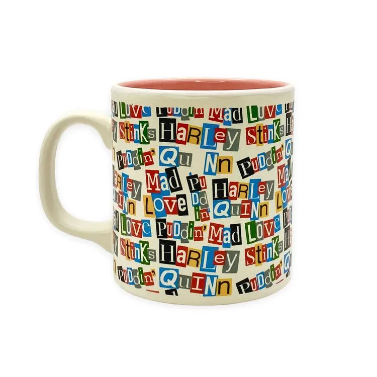 MACMUG 381594 BATMAN HARLEY QUINN LOGO SARI SERAMİK KUPA