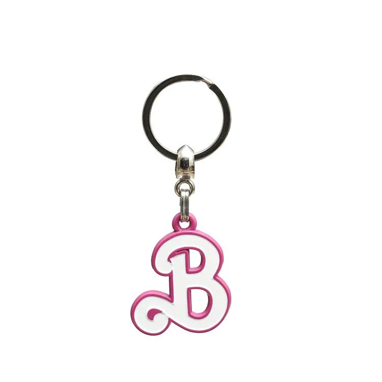 MACMUG BARBIEB LOGO BEYAZ METAL ANAHTARLIK - TEKLİ