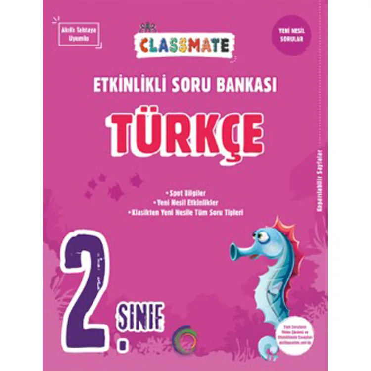 OKYANUS 2. SINIF CLASSMATE TÜRKÇE ETKİNLİKLİ SORU BANKASI