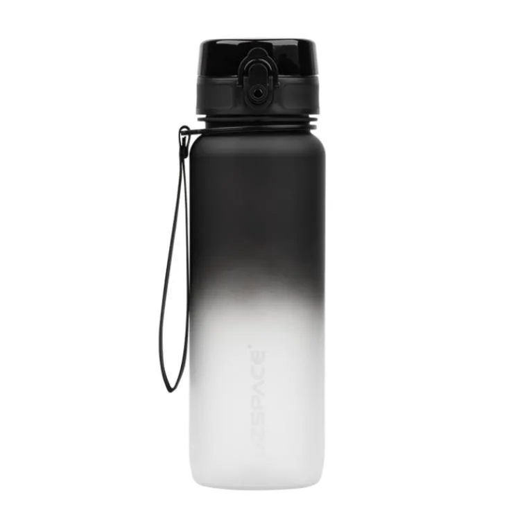 UZSPACE 3053-6 TRITAN SOFT TOUCH MATARA PİPETSİZ 800 ML GRADIENT RENK BLACK-WHITE