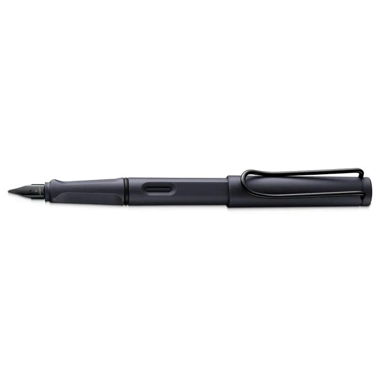 LAMY SAFARİ METAL KLİPS M UÇ DOLMA KALEM STEEL BLACK