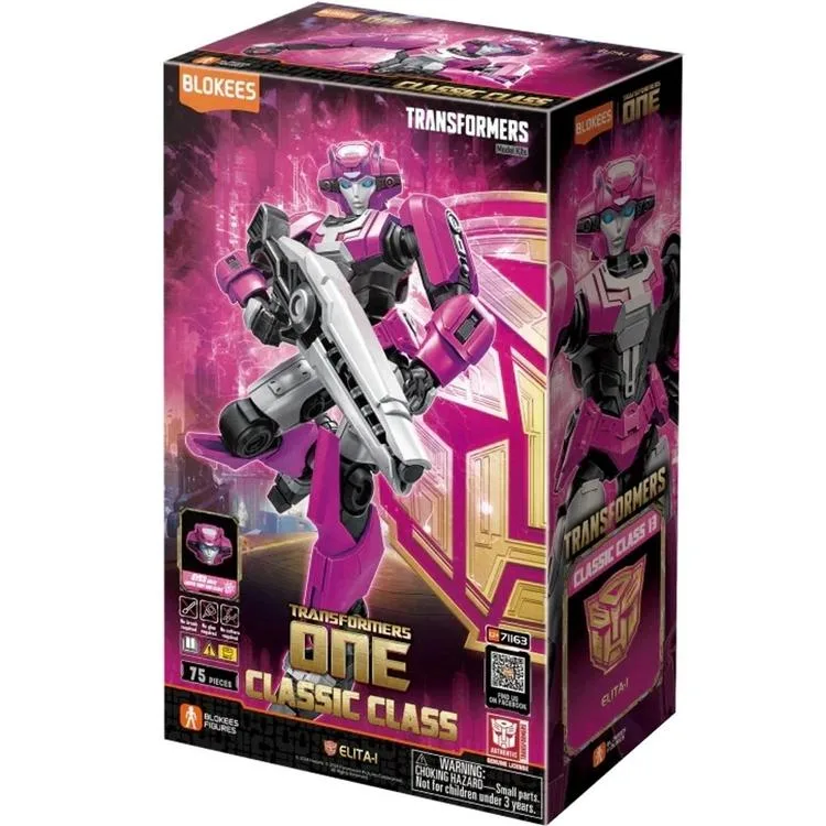 SUNMAN 71163 BLOKEES TRANSFORMERS CLASSIC CLASS 13 ELITA-1 FİGÜR YAPIM SETİ 12+