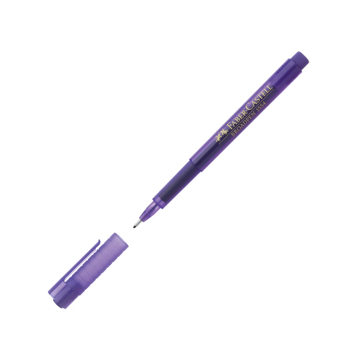 FABER CASTELL 1554 BROADPEN 0.8mm. MOR