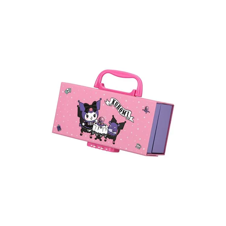 KUROMİ 216-31-03 LİSANSLI ŞİFRELİ SAPLI YATAY KALEMLİK ORGANİZER PEMBE