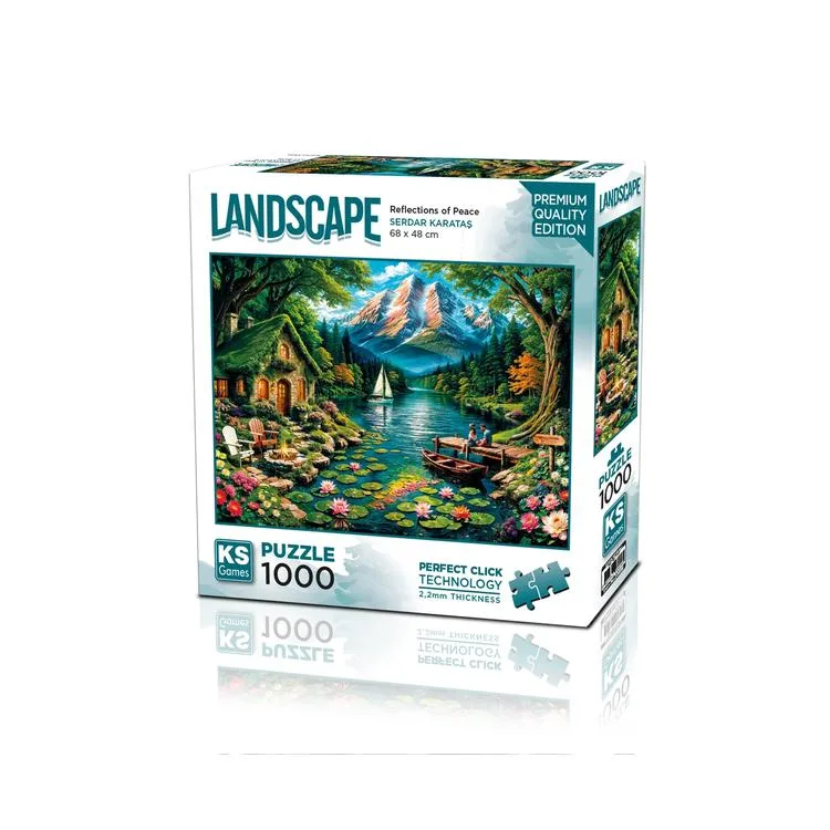 KS GAMES 20856 REFLECTIONS OF PEACE 68x48cm YAPBOZ/PUZZLE 1000 PARÇA