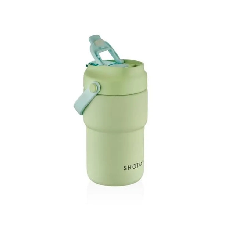 SHOTAY ASKILI PASTEL RENK ÇELİK MUG 8099 450 ML