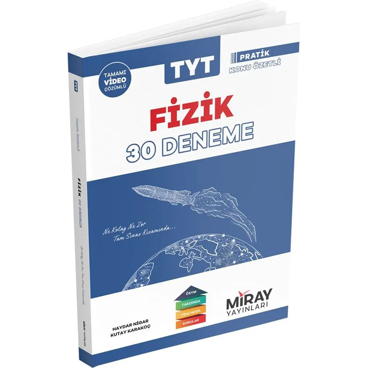 MİRAY YAYINLARI TYT FİZİK 30 DENEME
