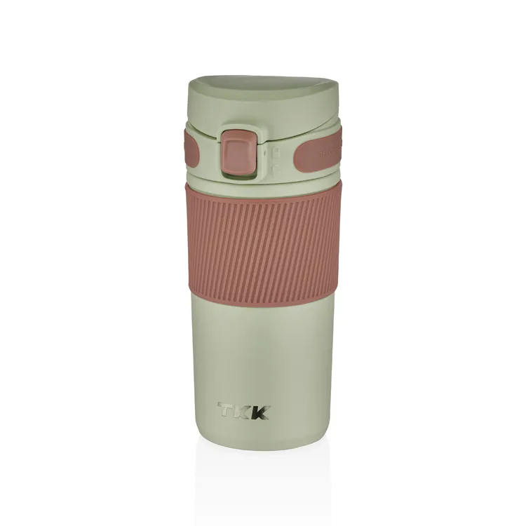 VAGONLİFE T2001 TKK ÇELİK TERMOS SÜZGEÇLİ MUG 450 ML YEŞİL