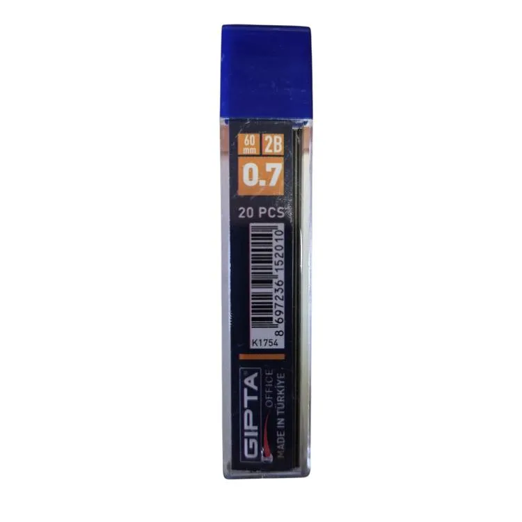 GIPTA K-1754 60MM 0.7MM 2B KALEM UCU 20'li