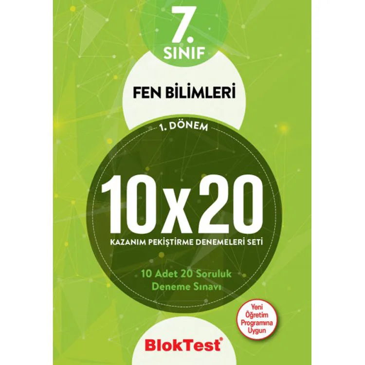 TUDEM 7. SINIF FEN BİLİMLERİ 10X20 KAZANIM PEKİŞTİRME DENEMELERİ SETİ